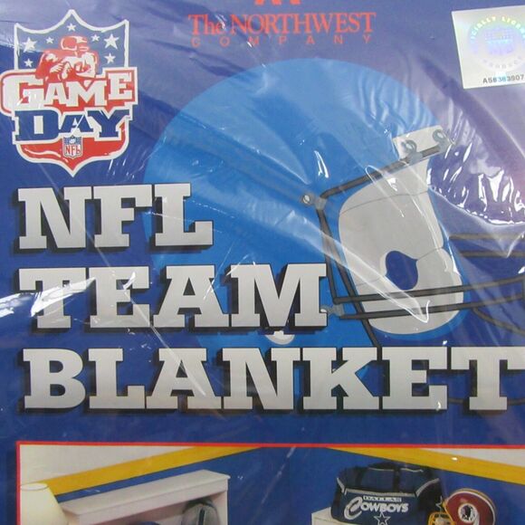 VTG Game Day NFL Team Blanket 72x90 Northwest Company USA Made Twin or Full Size - Picture 16 of 16